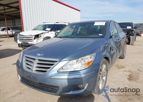 2010 Hyundai Genesis 4.6 z USA, uszkodzony, nr VIN KMHGC4DF8AU072503